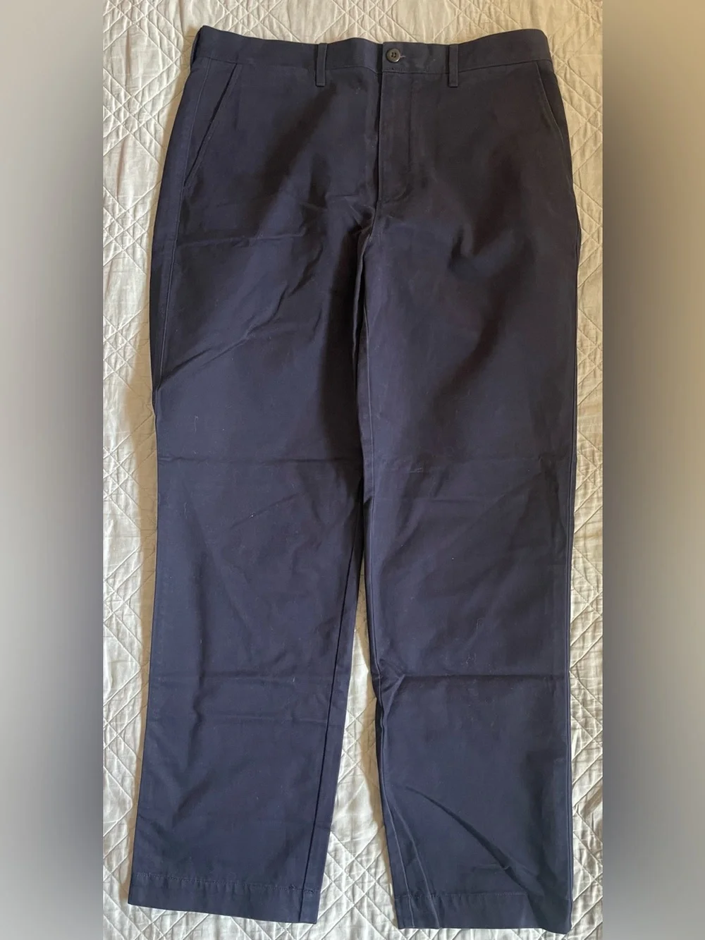 J. CREW Broken-in Straight chino pant in Newport Navy Size 32 NWT $98 CD466